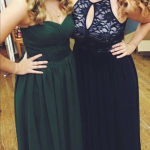 Sweetheart Strapless Formal Green Dress